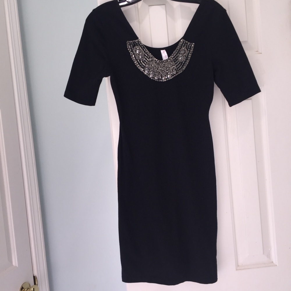 Black Form Fitting Xhilaration Dress
